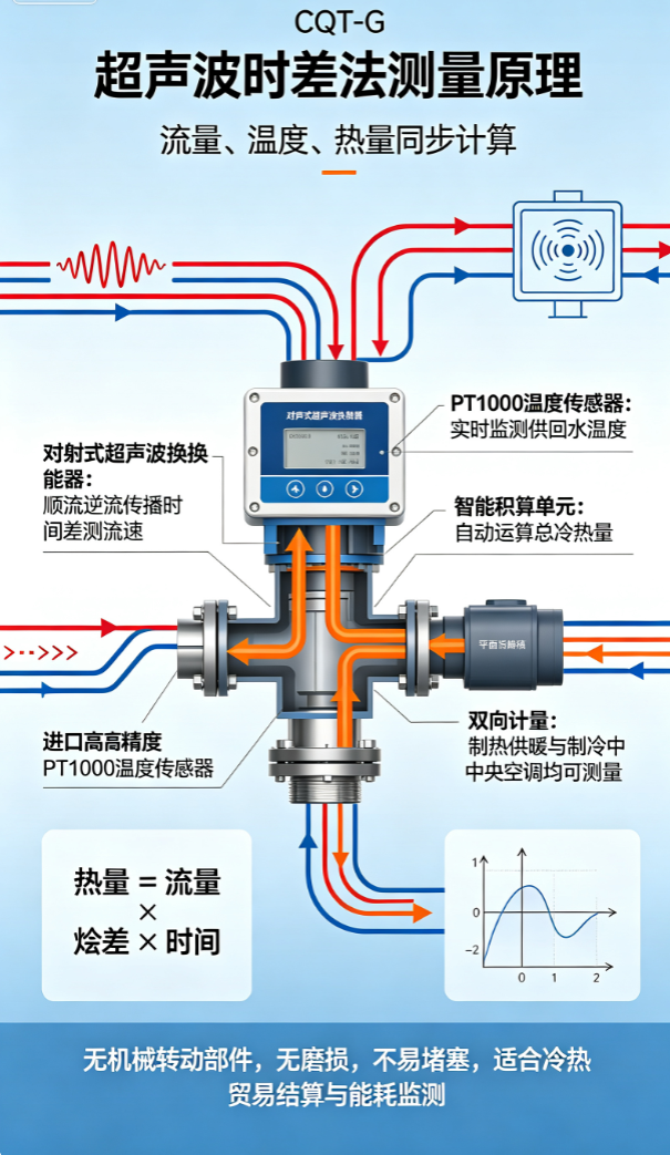 重庆青天特克 CQT-G 系列超声波热量表2